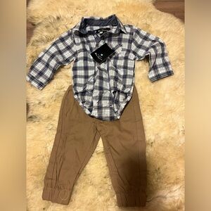 NWT BEN SHERMAN 6/9 boy set